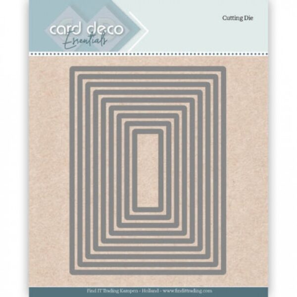 Card Deco Essentials Dies - Nesting Rectangle