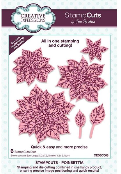 7764_image_b691724efcaa2baf.jpg Creative Expressions StampCut Die - Poinsettia