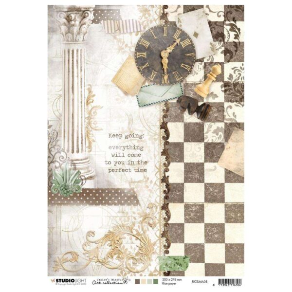 Studio Light rispapir  A4  Clock