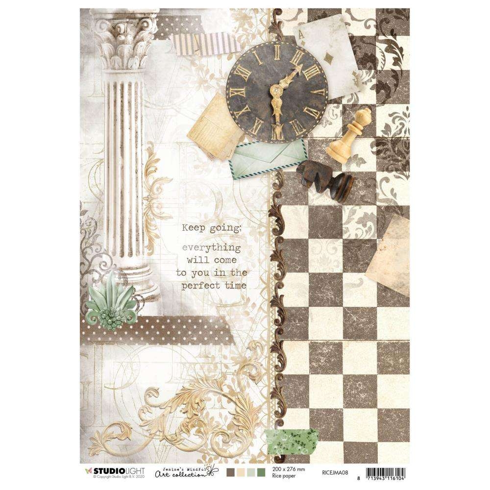 Studio Light rispapir  A4  Clock - Bilde 1