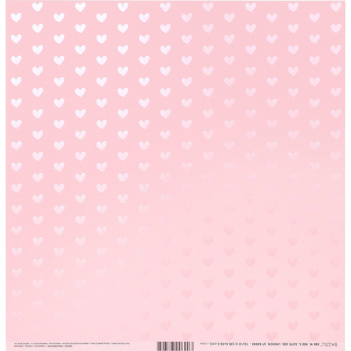 Heart W/Pink Pearl, Cotton Candy - Bilde 1