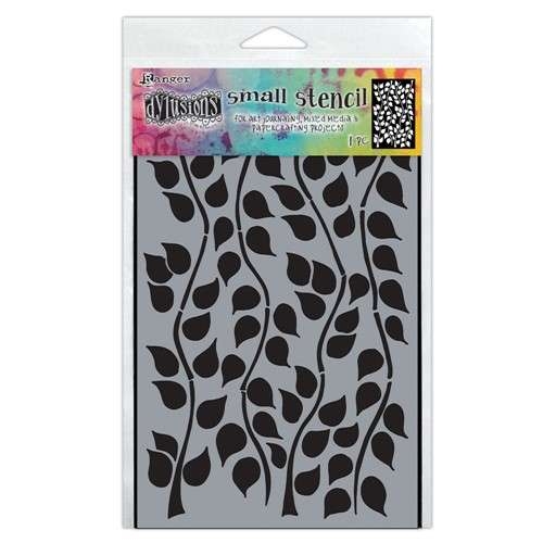 8008_image_5c4f359134ce6781.jpg Dylusions Stencil small leaf