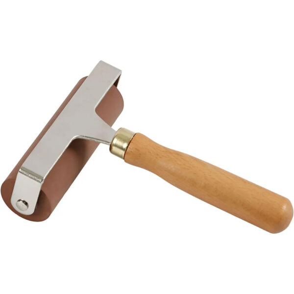 Gummirulle/linoleumsrulle, B: 9,80 cm, 1 stk.