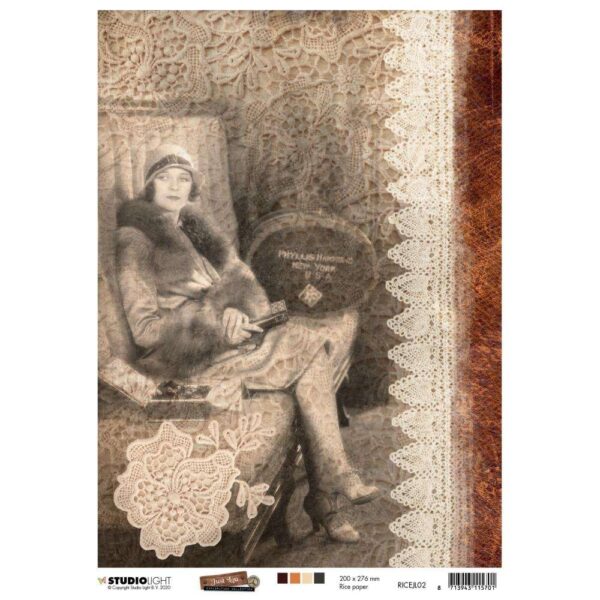 Studio Light rispapir  A4 Bare Lou Exploration