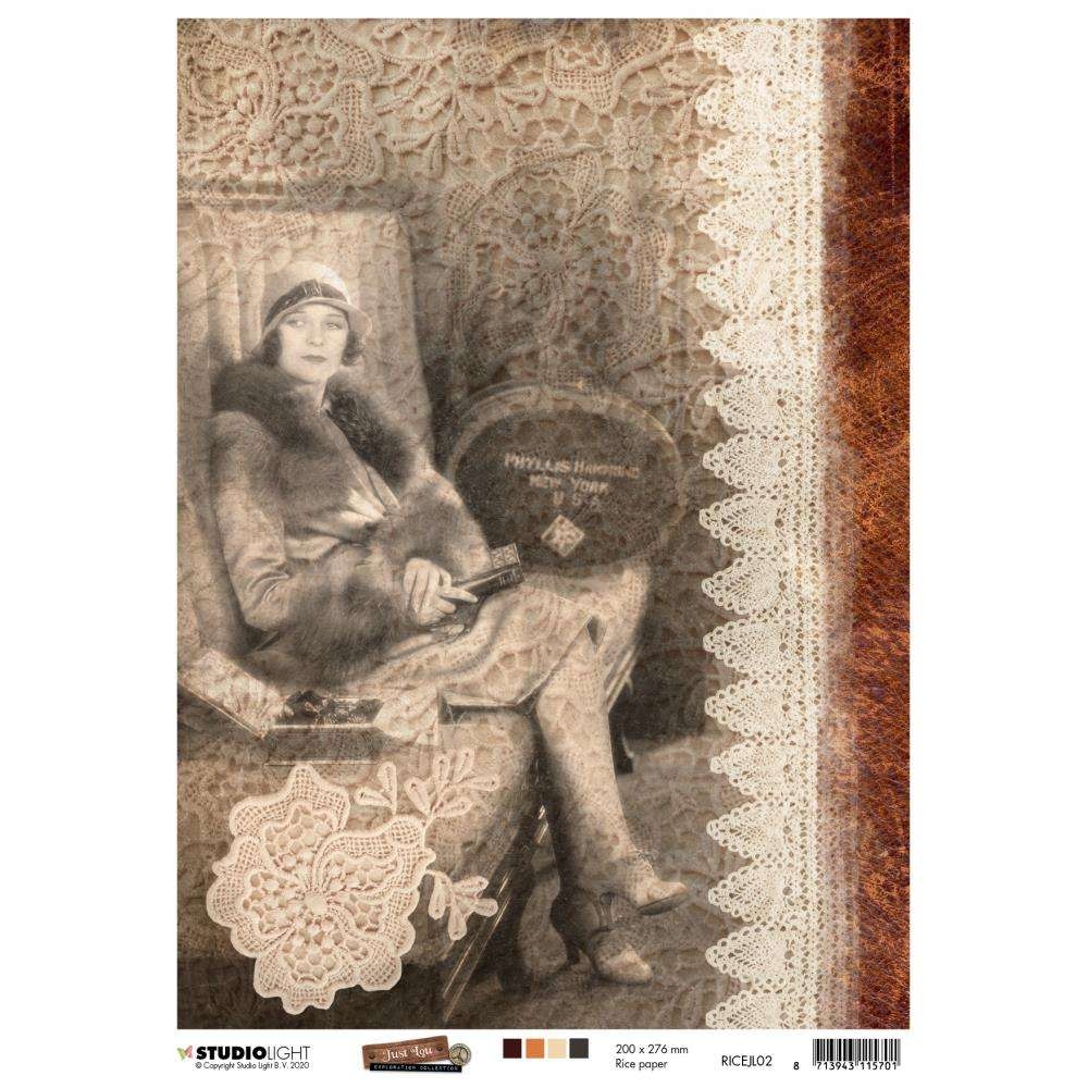 Studio Light rispapir  A4 Bare Lou Exploration - Bilde 1