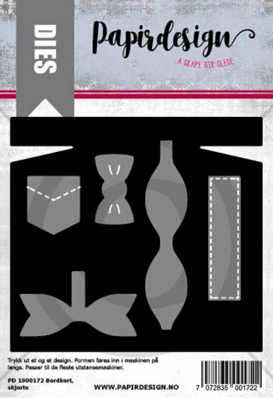 8453_image_827ce2f63dec52d2.jpg Papirdesign Dies - Bordkort Skjorte