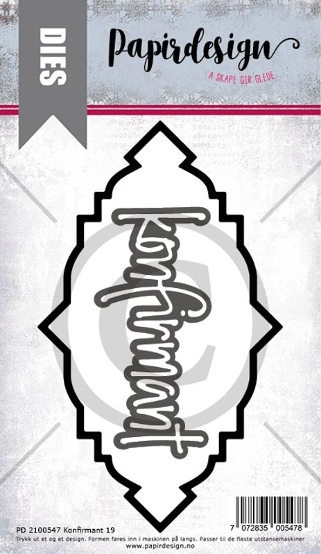 Papirdeisgn Konfirmant 19 Dies