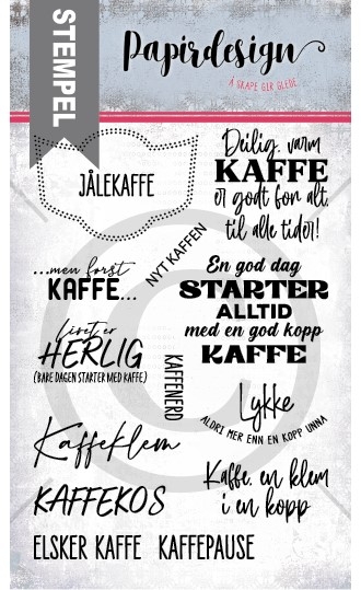 Papirdesign Stempel Kaffekos