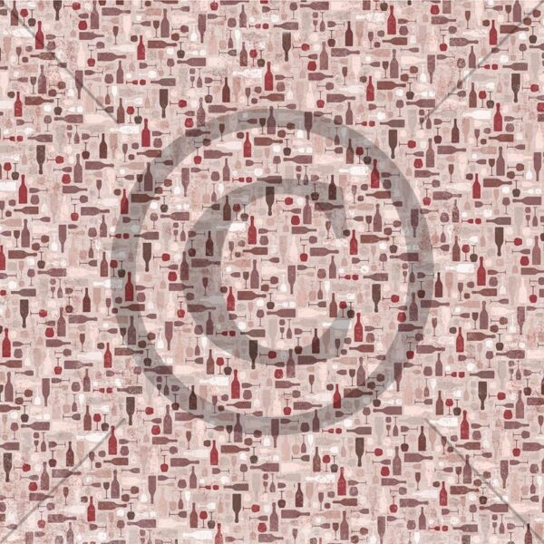 Papirdesign - Mens vi venter - Vinflasker