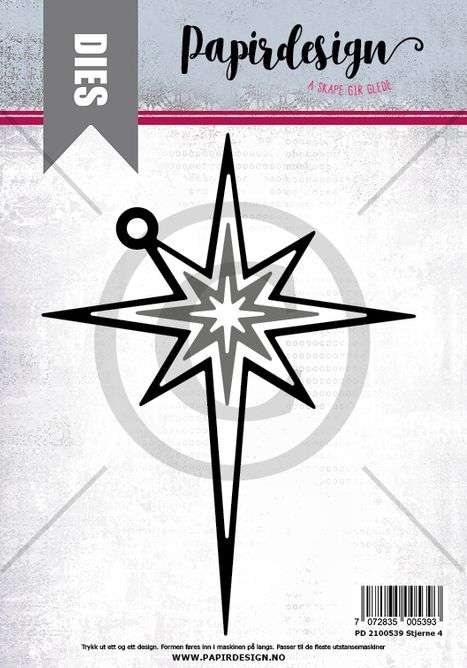 Papirdesign Dies - Stjerne