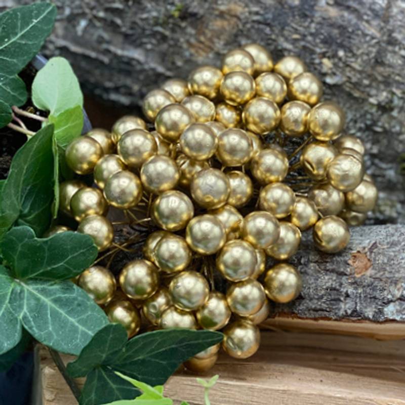 Papirdesign Bær 01, gull - Bilde 1