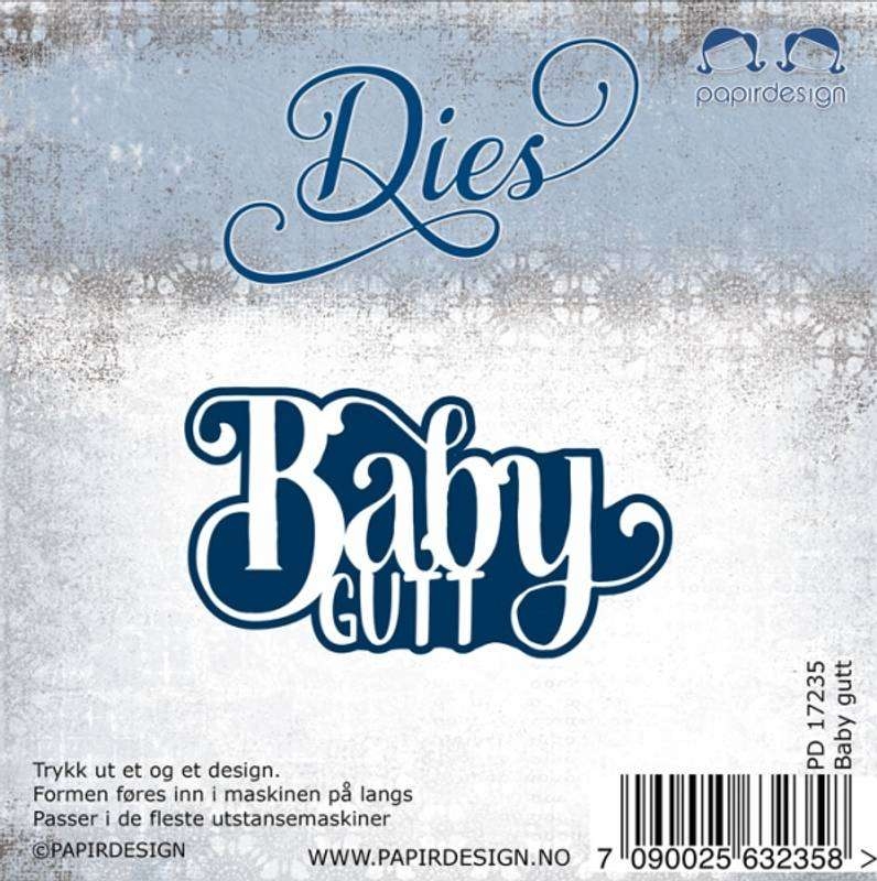 Papirdesign Dies - Baby gutt - Bilde 1