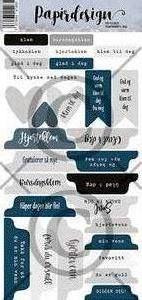 Papirdesign Klistremerke - Tag Hjerteklem