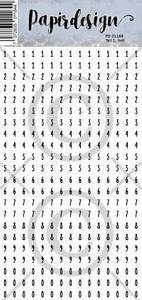 9080_image_cb2088eafd54e421.jpg Papirdesign Klistremerker Tall 1, hvit