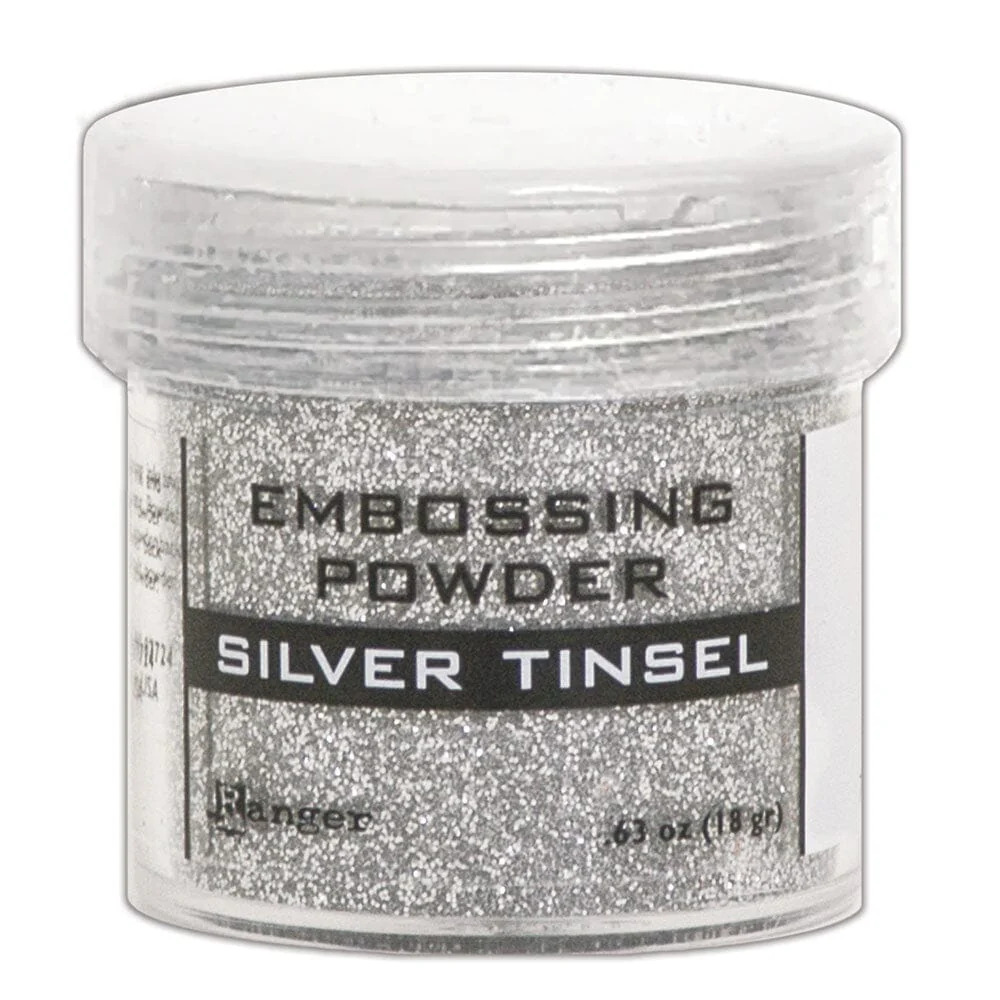 Ranger Embossing pulver Silver Tinsel - Bilde 1