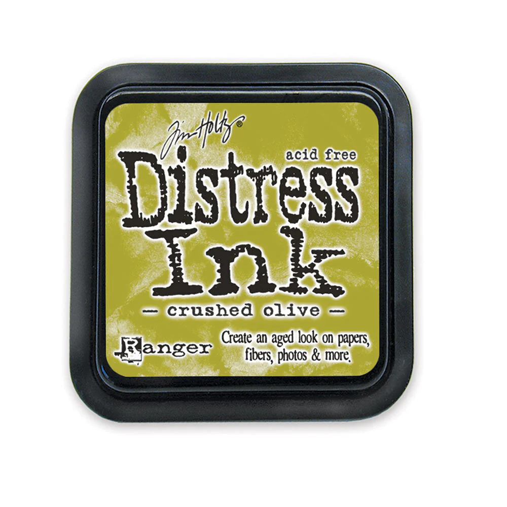 Distress Ink - Crushed Olive - Bilde 1