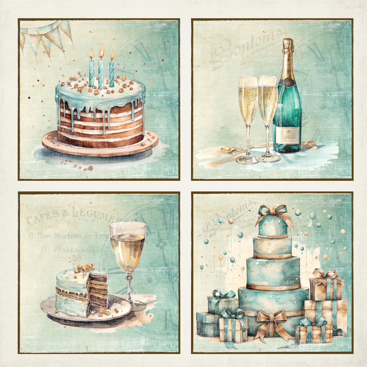 Reprint Birthday Collection - Cards - Bilde 1