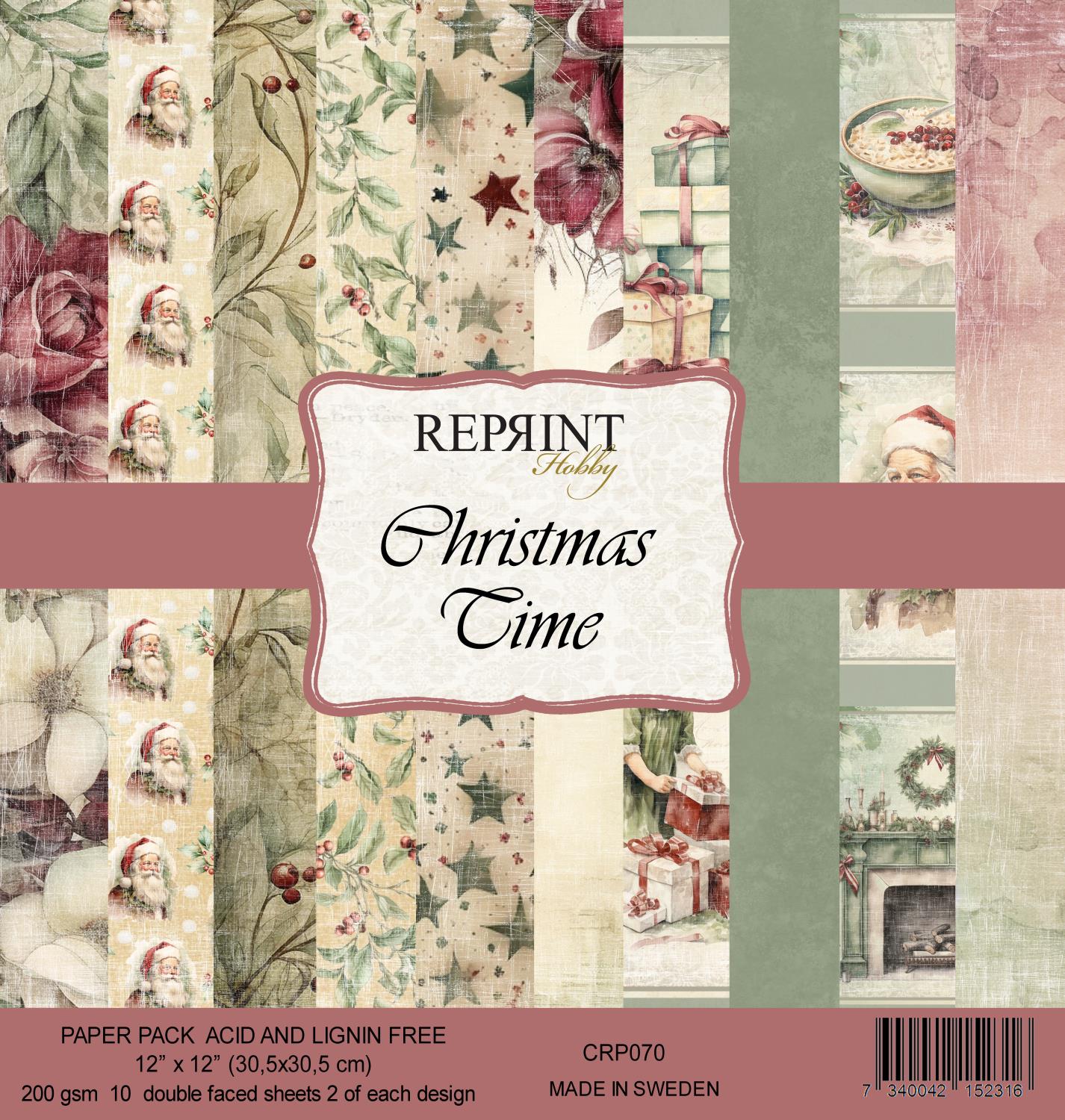 Reprint Christmas Time Collection - 12x12 Blokk - Bilde 1