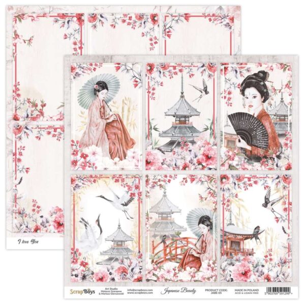 ScrapBoys Japanese Beauty 05 Bildeark