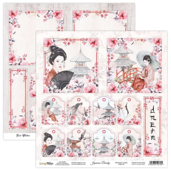 ScrapBoys Japanese Beauty 06 Bildeark