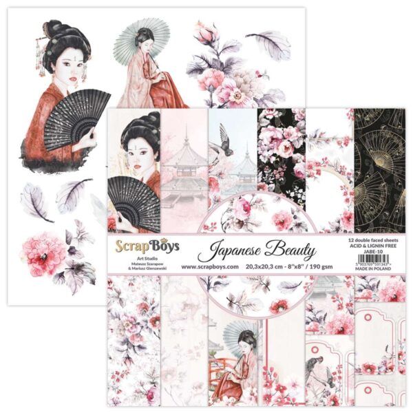 ScrapBoys Japanese Beauty 10 8x8 Blokk