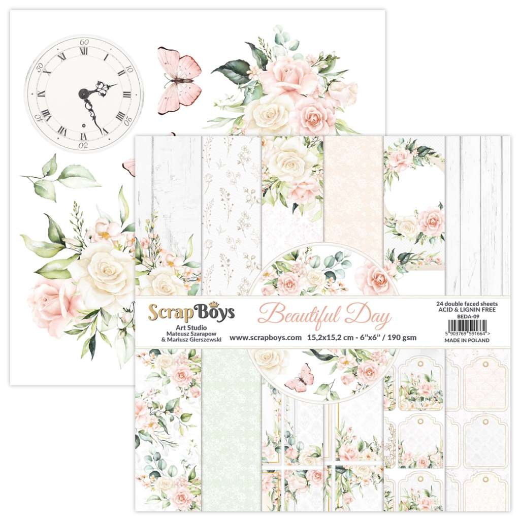 ScrapBoys Beautiful Day  09 6x6 Blokk - Bilde 1
