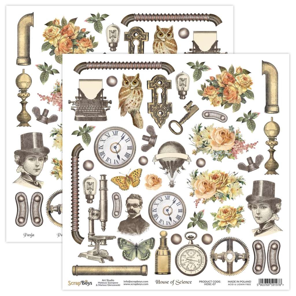 ScrapBoys House of Science 07 Klippeark - Bilde 1