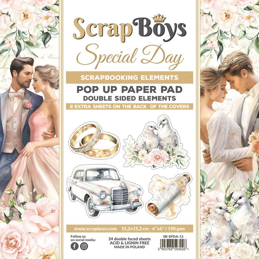 ScrapBoys Special Day SB-SPDA-11 Pop Up - Bilde 1