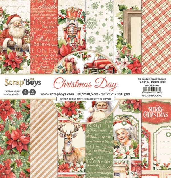 Scrapboys Christmas Day - 08 12x12 Blokk